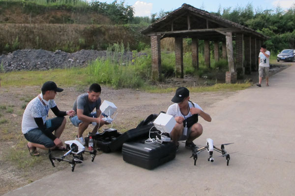 “飞阅莲乡”第一届华南（中国广昌）无人机摄影大赛首日开赛