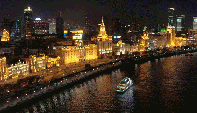 【微视频】灯光秀美景 璀璨迎国庆