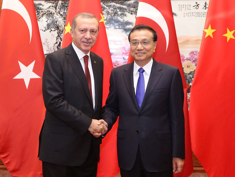 李克强会见土耳其总统埃尔多安
