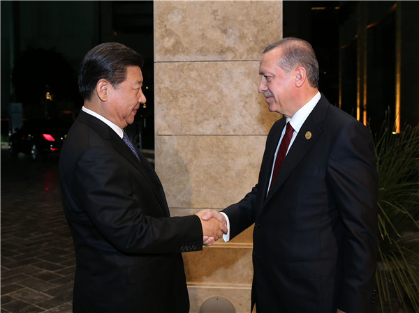 习近平会见土耳其总统埃尔多安