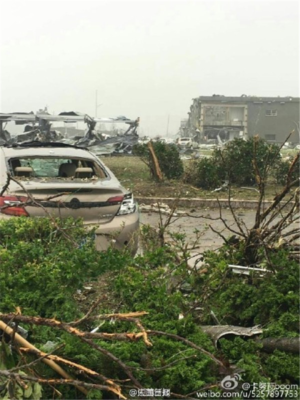 暴雨龙卷风袭击盐城致78死 国务院工作组赶赴灾区