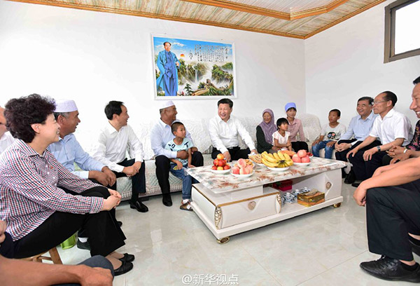 习近平在宁夏考察