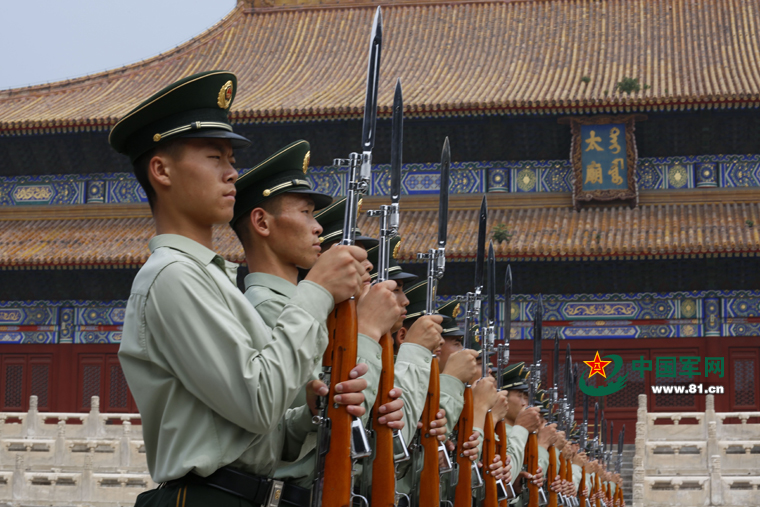 探访驻扎在紫禁城里的国旗护卫队