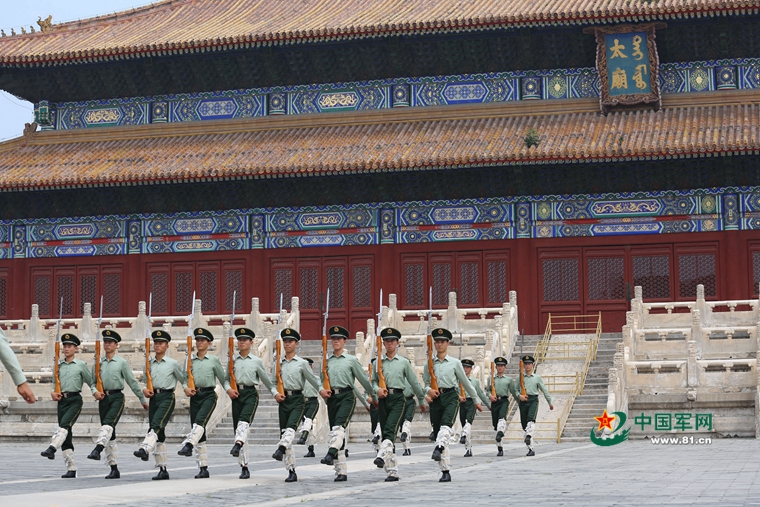 探访驻扎在紫禁城里的国旗护卫队