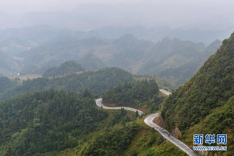 【网络媒体走转改】革命老区秀山修起45道拐脱贫致富路