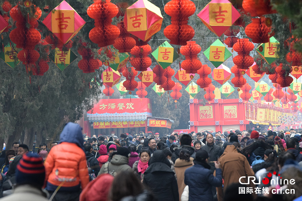 【网络媒体走转改】北京第三十二届地坛春节文化庙会开幕