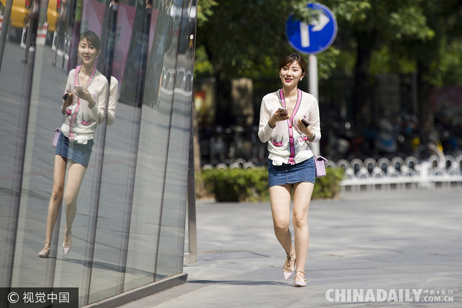 持续高温！北京街头满眼炎夏