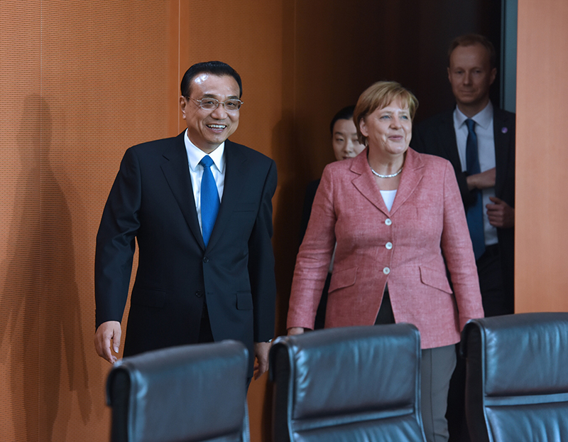 李克强同德国总理默克尔举行中德总理年度会晤