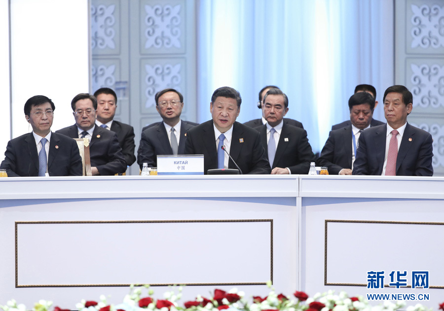 习近平出席上海合作组织成员国元首理事会第十七次会议并发表重要讲话