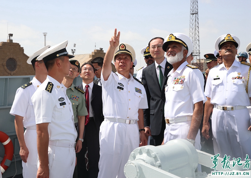 中国海军远航访问编队抵达巴基斯坦访问
