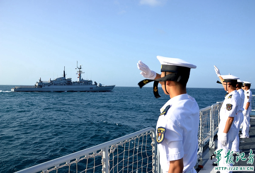 中国海军远航访问编队抵达巴基斯坦访问