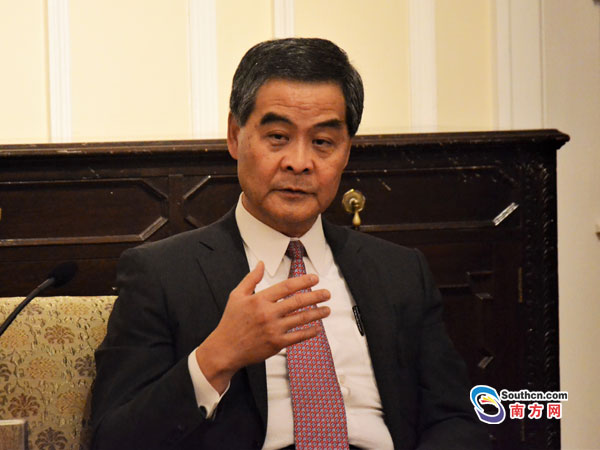 专访梁振英：国际都会香港再迎时代发展先机