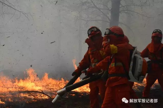 记者亲历：跟随森林卫士向火而行