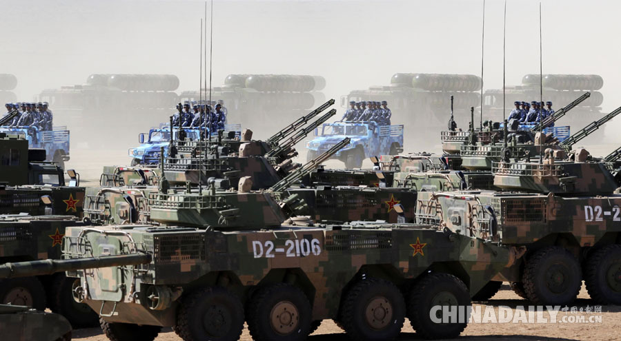 图集：庆祝中国人民解放军建军90周年阅兵举行
