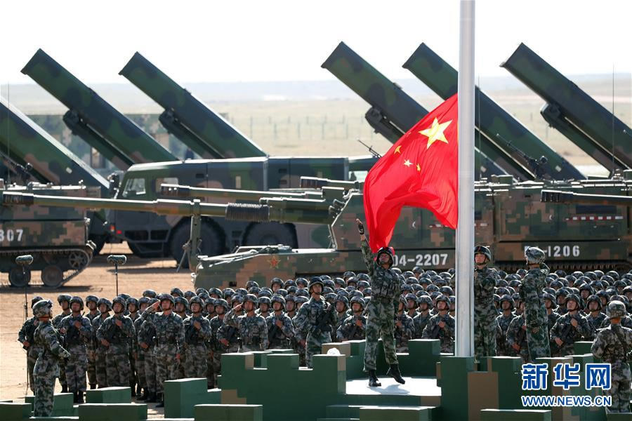 庆祝中国人民解放军建军90周年阅兵在朱日和联合训练基地隆重举行 习近平检阅部队并发表重要讲话