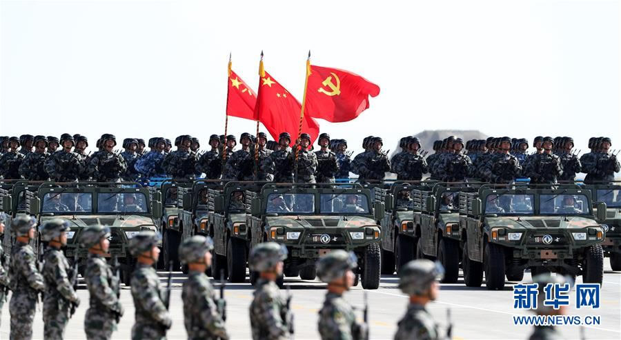 庆祝中国人民解放军建军90周年阅兵在朱日和联合训练基地隆重举行 习近平检阅部队并发表重要讲话