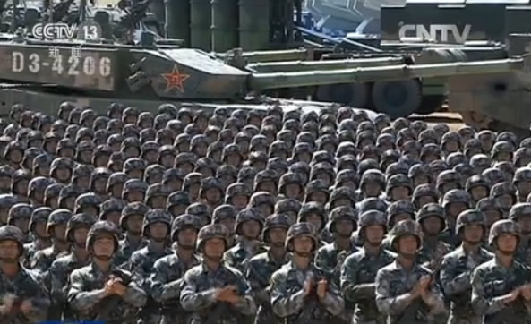 庆祝中国人民解放军建军90周年阅兵在朱日和联合训练基地隆重举行 习近平检阅部队并发表重要讲话