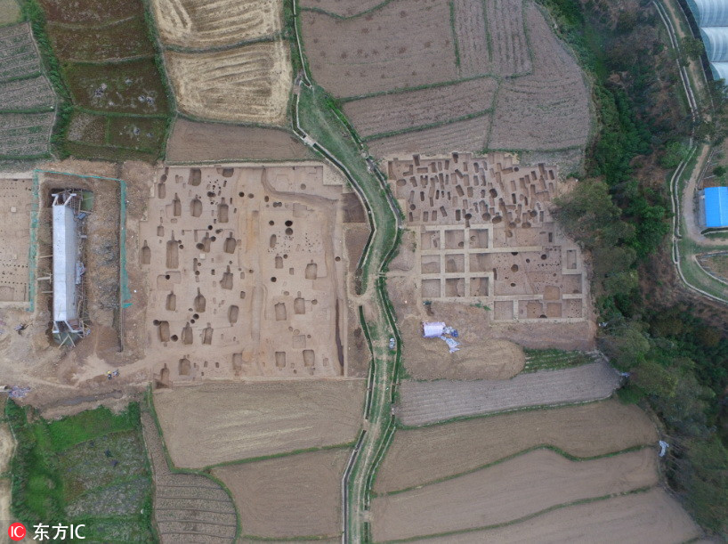 成昆铁路凉山境内考古发现200多座半地穴式房址 系四川首次集中发现
