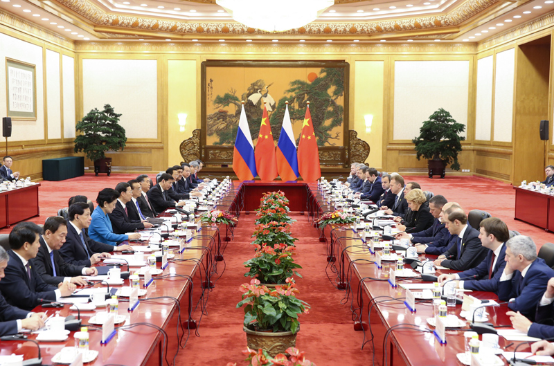 李克强与俄罗斯总理梅德韦杰夫共同主持中俄总理第二十二次定期会晤