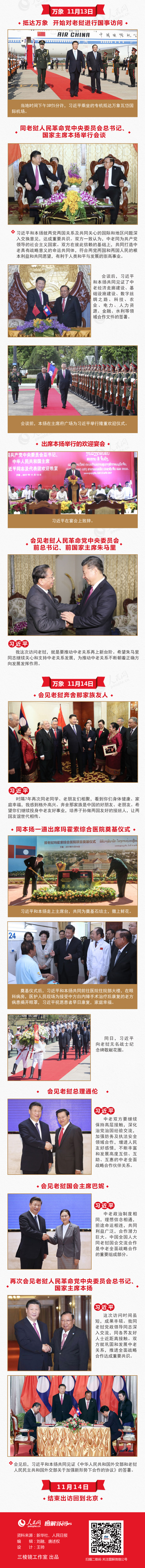 图解：习近平出席APEC会议并访问越南、老挝全记录（下）