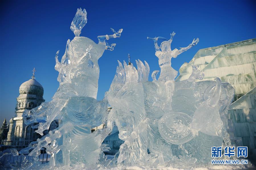 哈尔滨国际组合冰雕比赛落幕