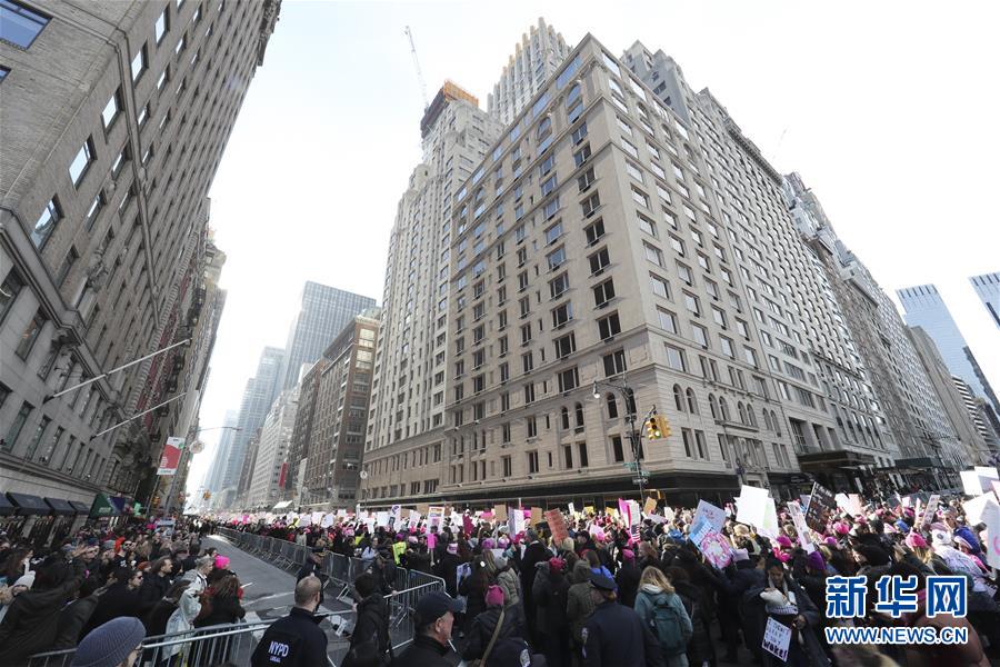 美国各地举行妇女大游行（组图）