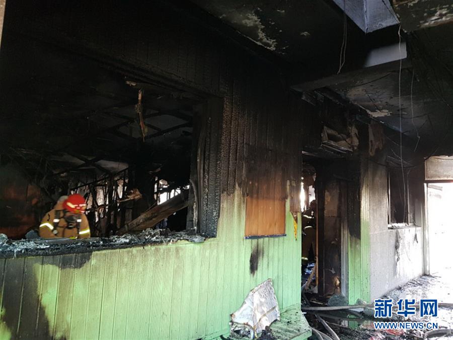 韩国密阳一医院火灾死亡人数升至37人