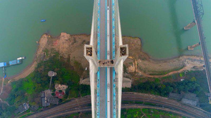 新时代新气象新作为新白沙沱长江特大桥与渝贵铁路同时通车武汉造跨江