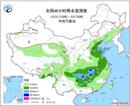 中央气象台发布暴雨蓝色预警 京津冀有中到大雨