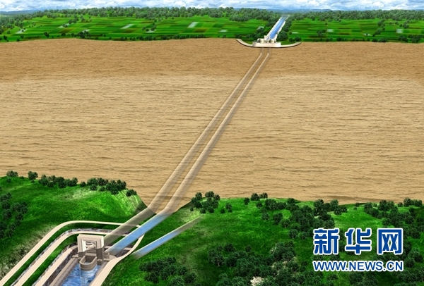 【水到渠成共发展】南水北调穿黄工程：黄河长江在此“握手”