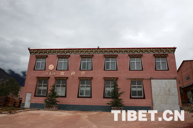 图为达美拥酒厂内的高原有机酿酒葡萄标准化种植示范园（图片由曲措提供）