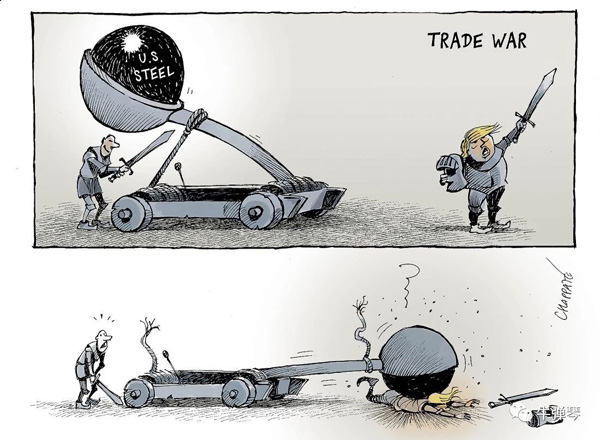 这就是美国发动贸易战的后果，18张西方漫画告诉你！
