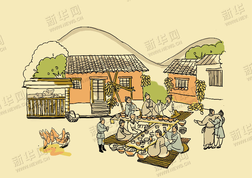 古代文艺青年们这样庆丰收
