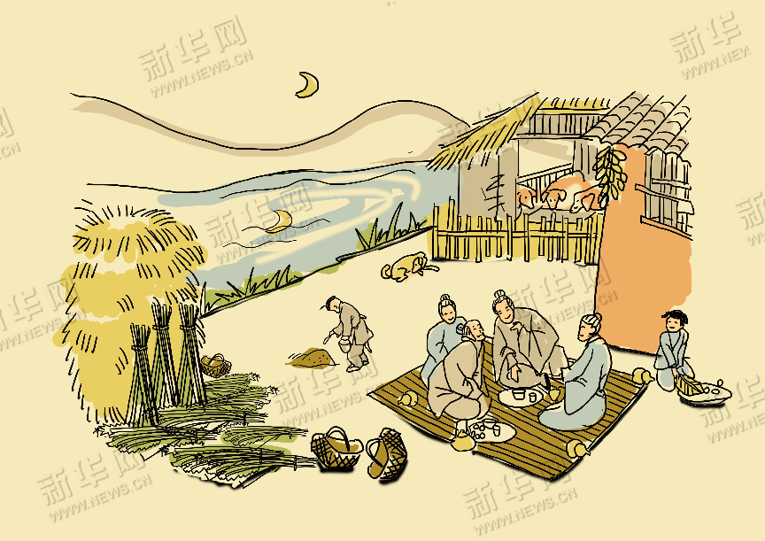 古代文艺青年们这样庆丰收