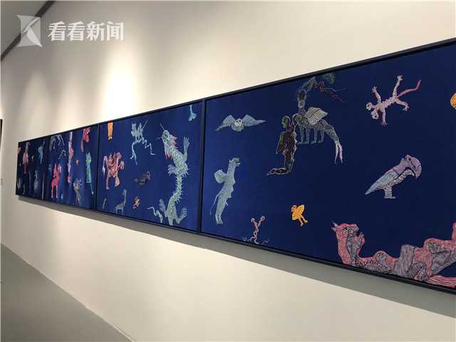 上海大妈用钩针演绎名画 中国非遗与进博会结缘