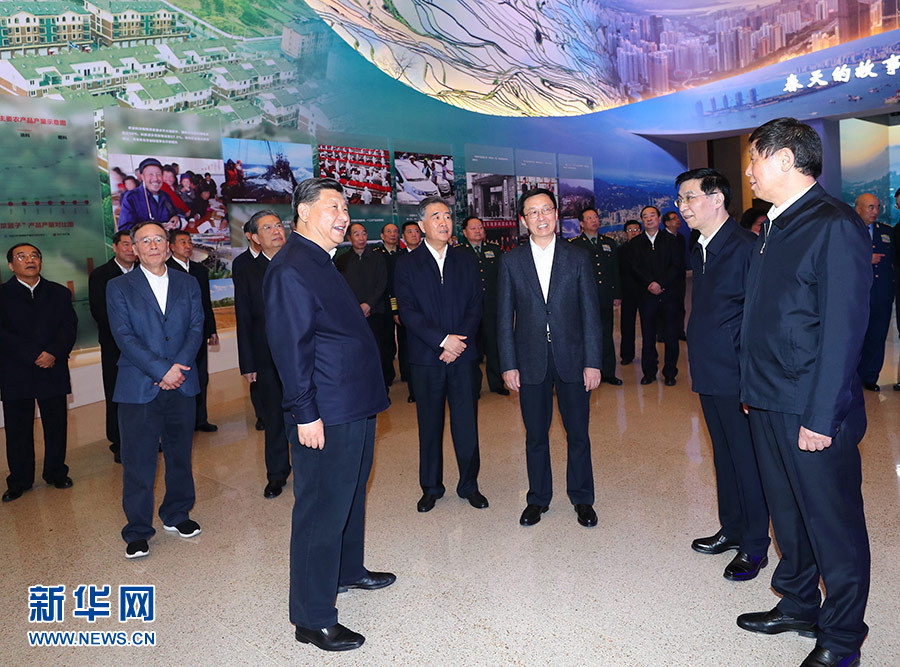 习近平等党和国家领导人参观“伟大的变革——庆祝改革开放40周年大型展览”
