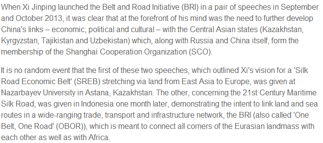 【习主席出访老外谈】乌兹别克斯坦及中亚其他地区是“一带一路”的重要支点