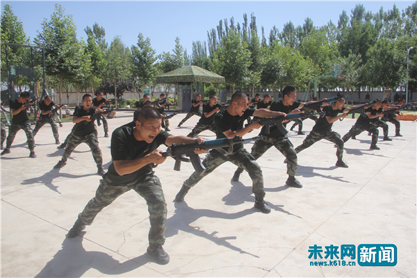 【网络媒体国防行】小车推出来的“十亩江南”：大漠虎兵建绿洲 强军路上放光芒