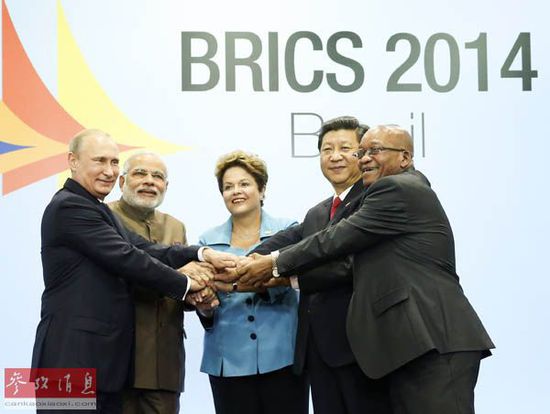 外媒展望乌法双峰会：中国与金砖上合“携手并进”