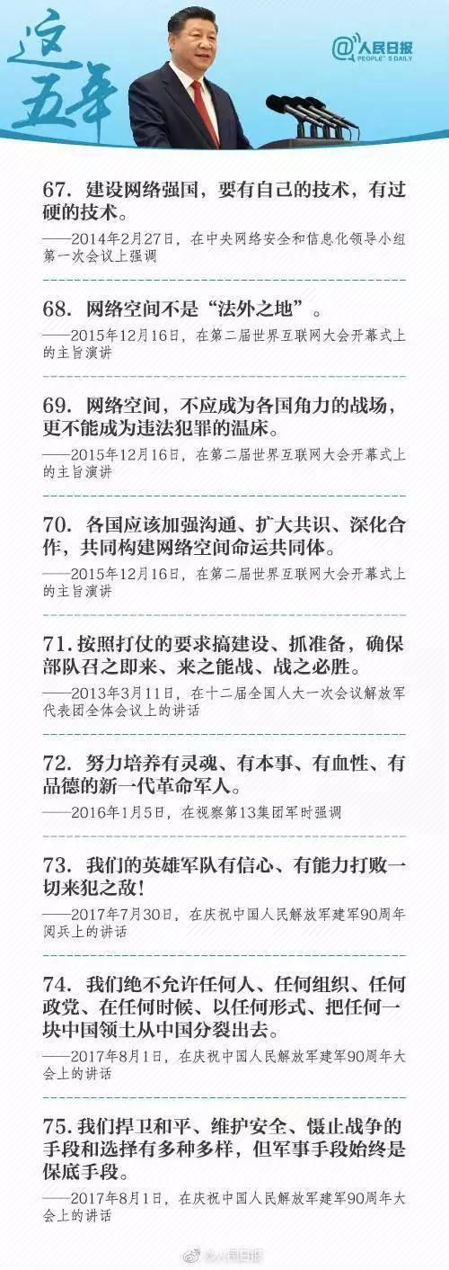 习近平治国理政100个金句，读懂十八大以来这5年！