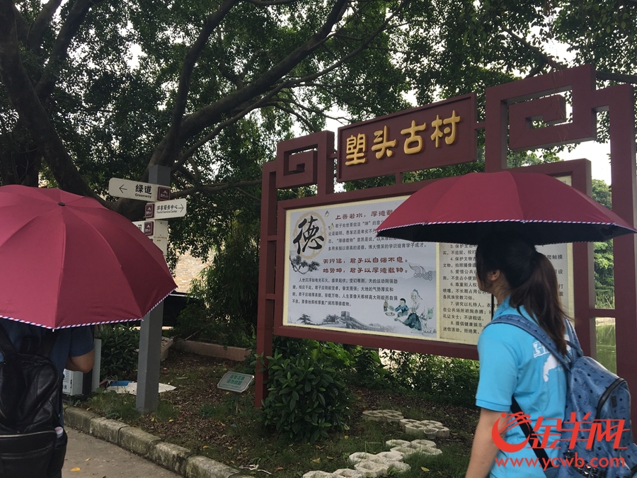 全国网媒记者走进花都塱头村 深厚积淀独特魅力引八方游客(图)