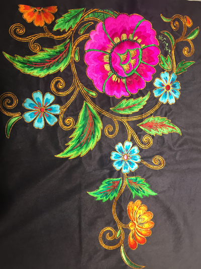 新春走基层——维吾尔族传统民族刺绣之花绽放新光彩